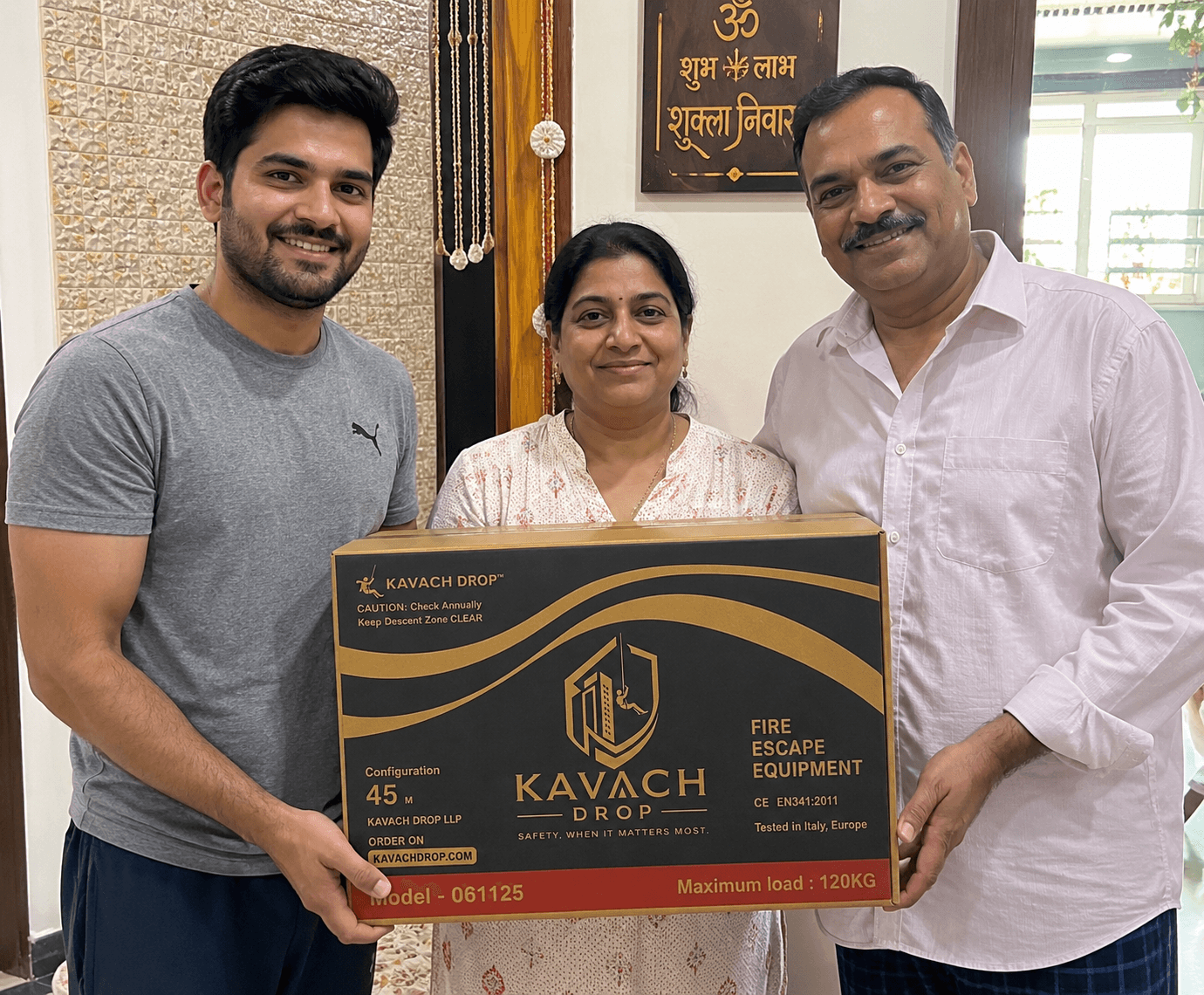 Kavach Drop handed over to a customer family