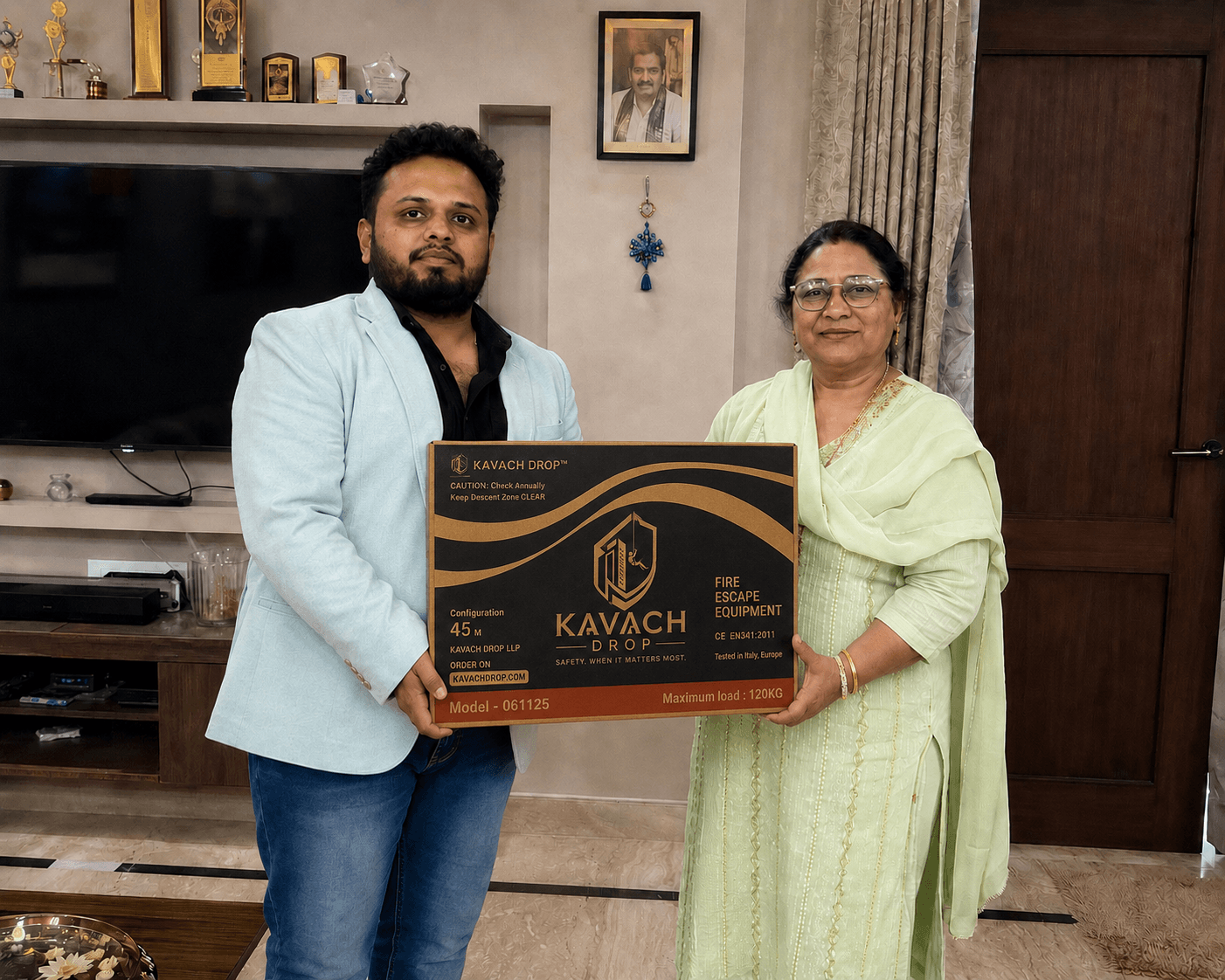 Kavach Drop handed over to a customer