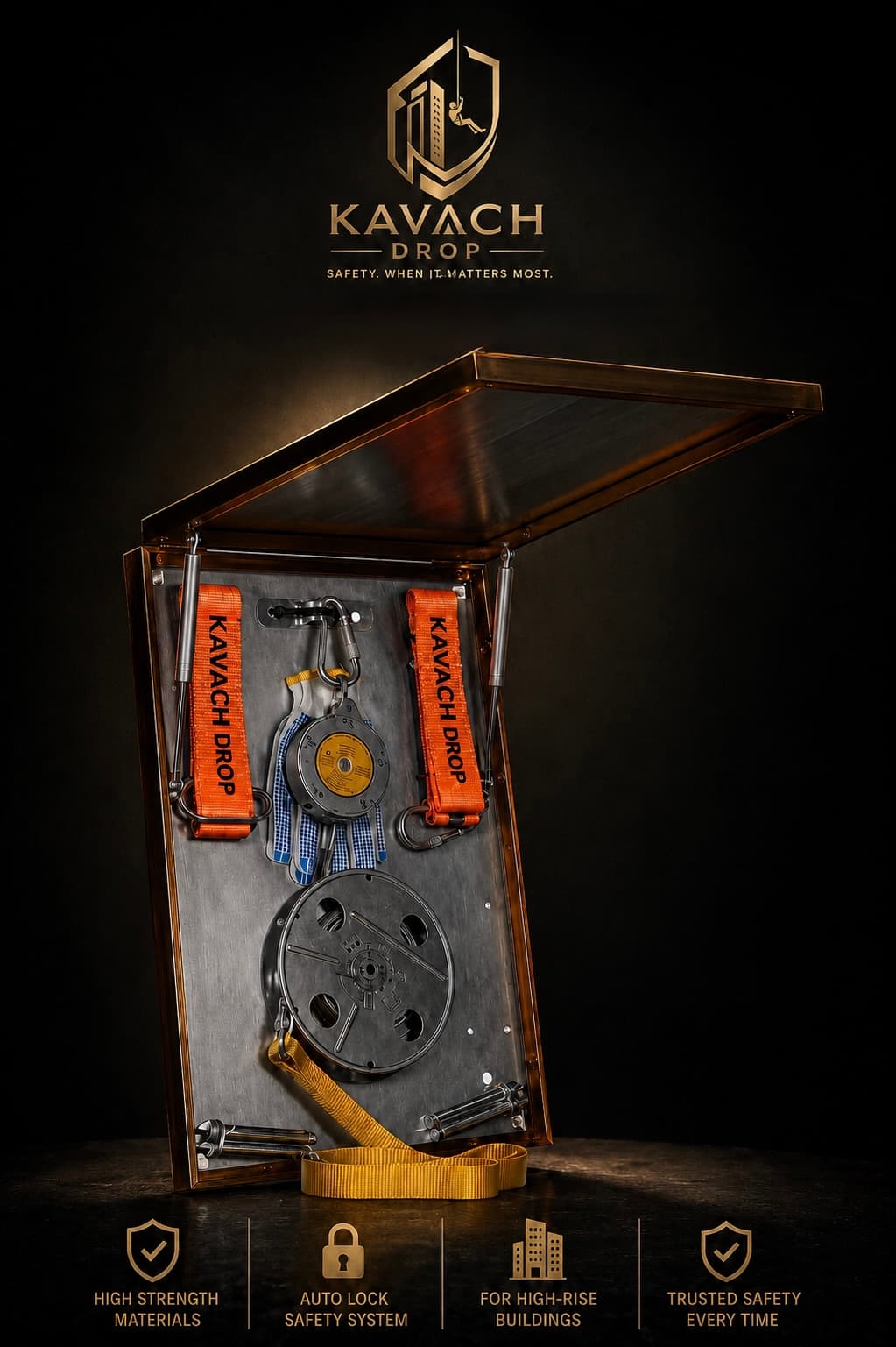 Kavach Drop kit, open